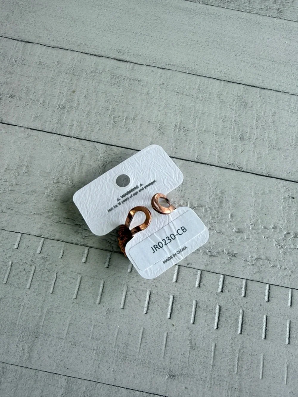 Copper Western Boot Stitch Ace Ring New